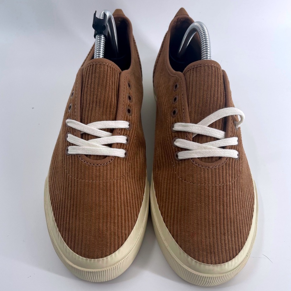 Everlane Corduroy Lace Up Sneakers Brown‎ Women US 10.5 - Picture 2 of 8